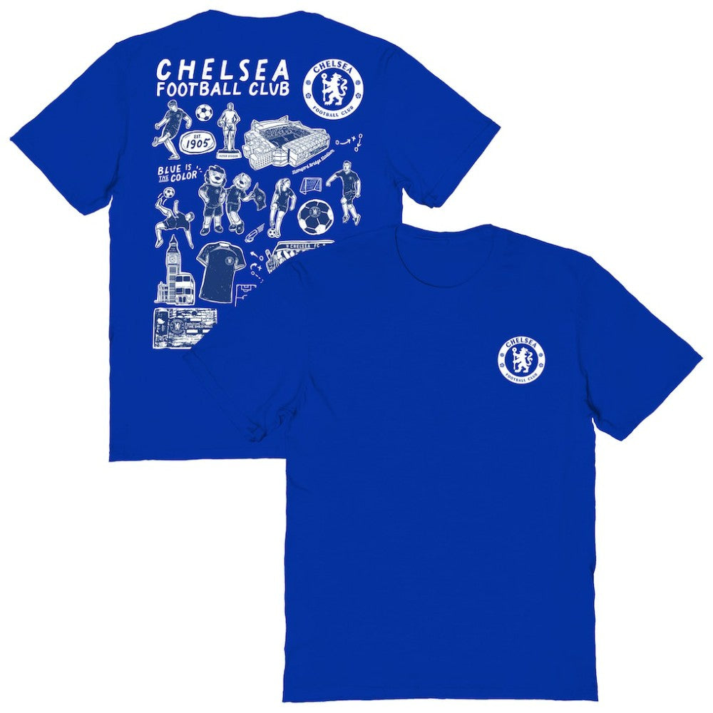 Chelsea Vive La Fete Women's Impressions Artwork T-Shirt Discount - Blue
