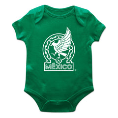Mexico National Team Vive La Fete Infant Color Badge Bodysuit for sale - Green
