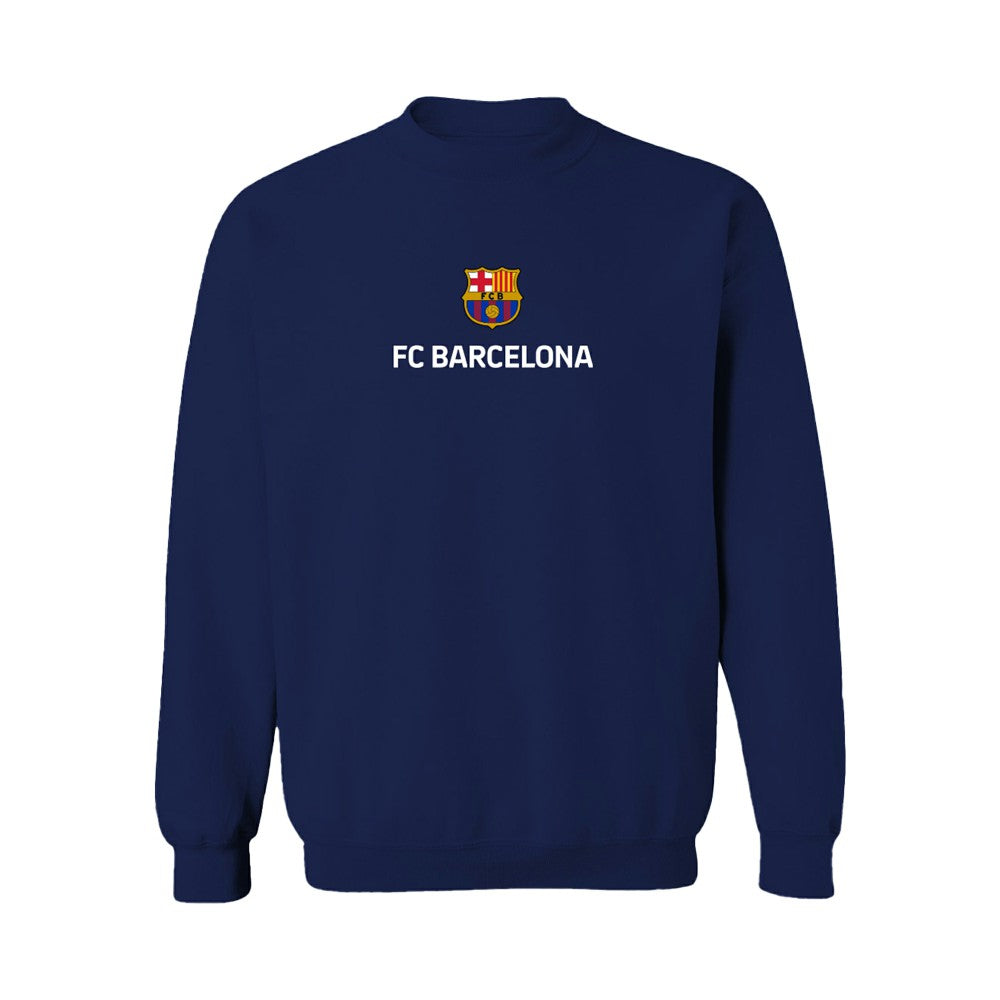 Barcelona Vive La Fete Women's Color Badge Pullover Sweatshirt on sale - Navy