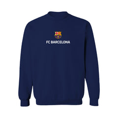 Barcelona Vive La Fete Women's Color Badge Pullover Sweatshirt on sale - Navy