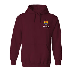 Barcelona Vive La Fete Women's Color Badge Pullover Hoodie on sale - Maroon