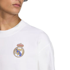 Real Madrid Lifestyler T-Shirt Discount - White