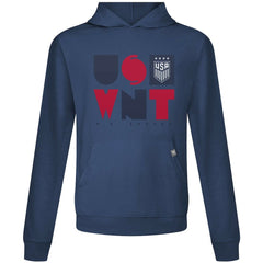 USWNT Levelwear Relay Full On Pullover Hoodie on sale - Navy