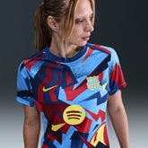 Barcelona Women's 2025/26 Academy Pro Pre-Match Performance Dri-FIT Top on sale - Blue