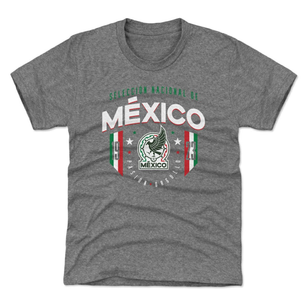 Mexico National Team 500 Level Youth 1923 T-Shirt for sale - Gray
