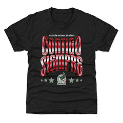 Mexico National Team 500 Level Youth Contigo Siempre Vintage T-Shirt for sale - Black