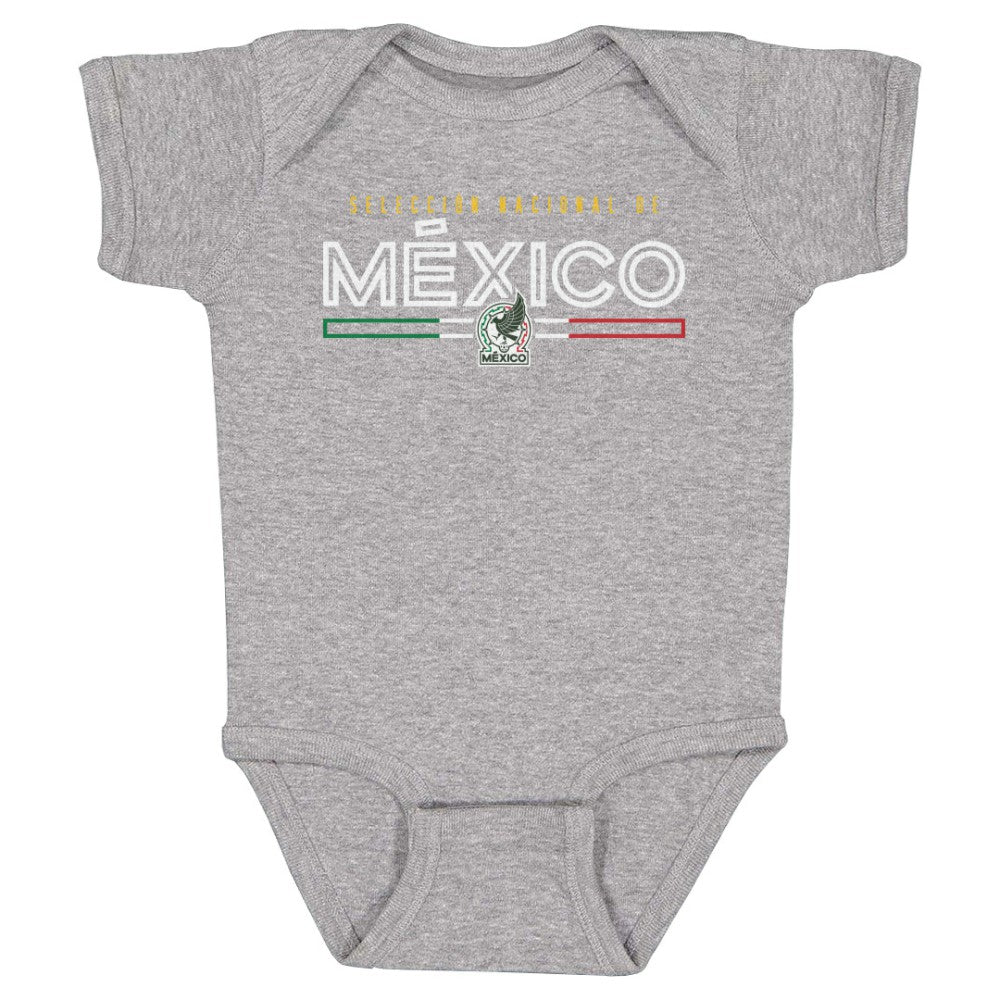 Mexico National Team 500 Level Infant Inline Bodysuit for sale - Heather Gray