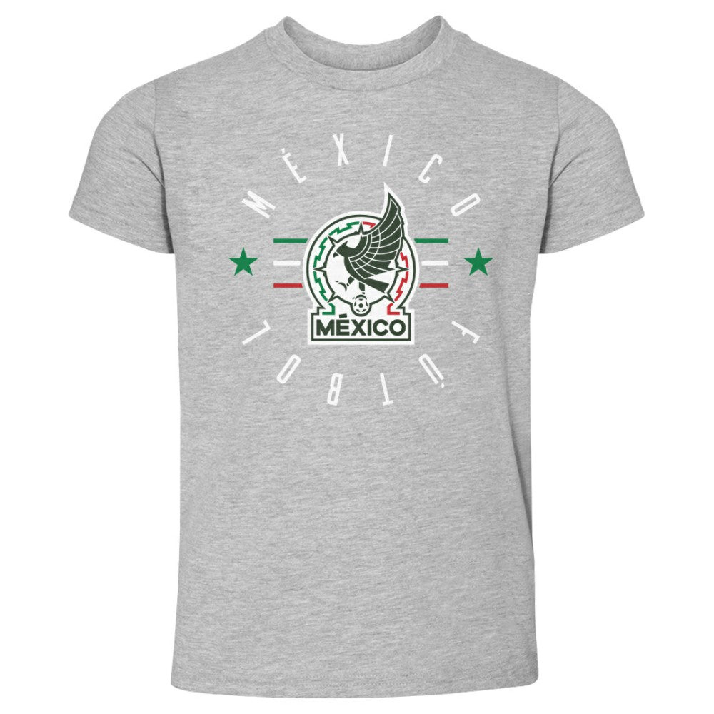 Mexico National Team 500 Level Toddler Futbol T-Shirt for sale - Heather Gray