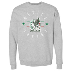 Mexico National Team 500 Level Futbol Pullover Sweatshirt for sale - Heather Gray