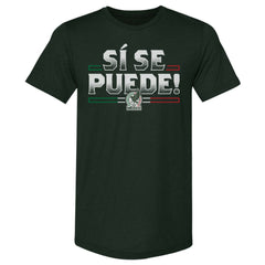 Mexico National Team 500 Level Si Se Puede Premium Tri-Blend T-Shirt for sale - Forest Green