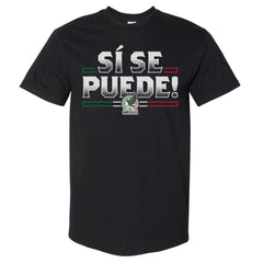 Mexico National Team 500 Level Si Se Puede Heavyweight T-Shirt for sale - Black