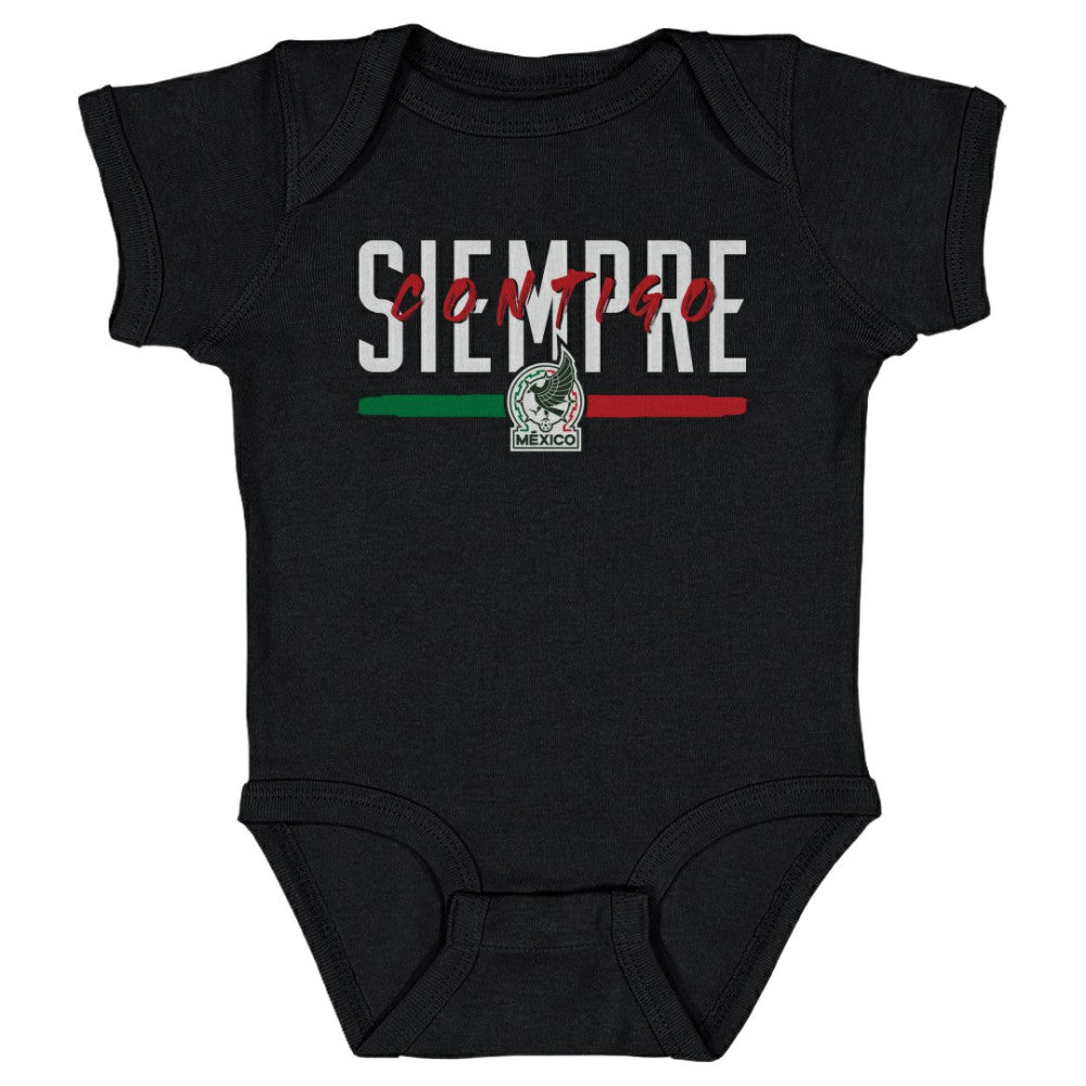 Mexico National Team 500 Level Infant Siempre Contigo Bodysuit for sale - Black