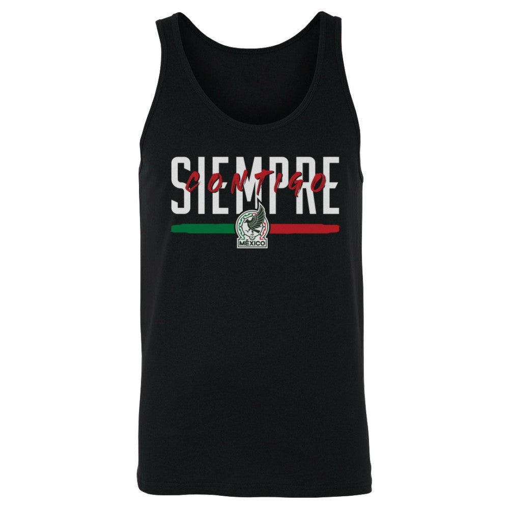 Mexico National Team 500 Level Siempre Contigo Tank Top for sale - Black