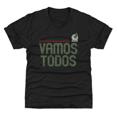 Mexico National Team 500 Level Youth Vamos Todos Inline Bold T-Shirt for sale - Black