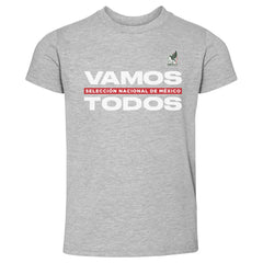 Mexico National Team 500 Level Toddler Vamos Todos T-Shirt for sale - Heather Gray
