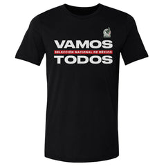 Mexico National Team 500 Level Vamos Todos Cotton T-Shirt for sale - Black