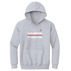Mexico National Team 500 Level Youth Vamos Todos Pullover Hoodie for sale - Gray