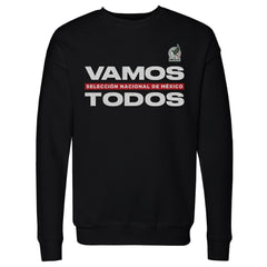 Mexico National Team 500 Level Vamos Todos Crewneck Sweatshirt for sale - Black