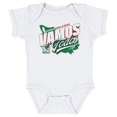 Mexico National Team 500 Level Infant Vamos Todos Country Bodysuit for sale - White
