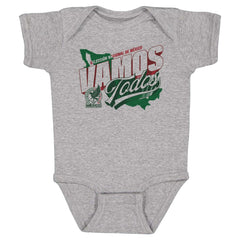 Mexico National Team 500 Level Infant Vamos Todos Country Bodysuit for sale - Heather Gray