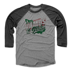 Mexico National Team 500 Level Vamos Todos Country 3/4-Sleeve Tri-Blend Baseball T-Shirt for sale - Black/Heather Gray