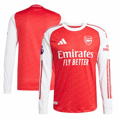 Arsenal 2025/26 Home Long Sleeve Jersey on sale - Red