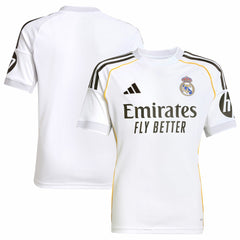 Real Madrid Youth 2025/26 Home Replica Jersey Discount - White