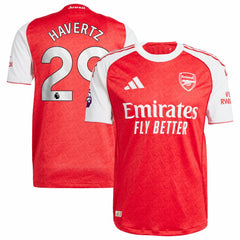 Kai Havertz Arsenal 2025/26 Home Player Jersey on sale - Red