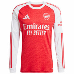 Kai Havertz Arsenal 2025/26 Home Replica Long Sleeve Player Jersey on sale - Red