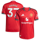 Kobbie Mainoo Manchester United Home 2025/26 Player Jersey Discount - Red