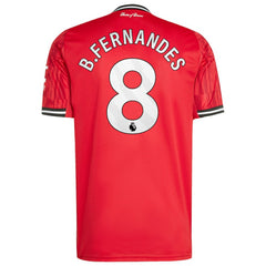 Bruno Fernandes Manchester United Home 2025/26 Replica Player Jersey Discount - Red