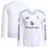 Manchester United 2025/26 Away Long Sleeve Jersey Discount - White
