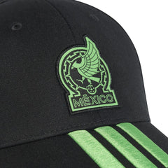 Mexico National Team Unisex FIFA x World Cup 2026 3 Stripes Baseball Adjustable Hat for sale - Black