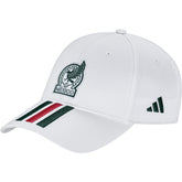 Mexico National Team Unisex FIFA x World Cup 2026 3 Stripes Baseball Adjustable Hat for sale - White