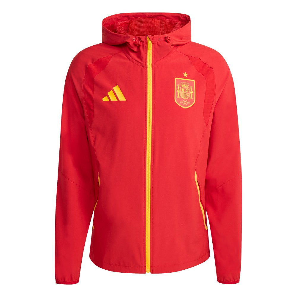 Spain National Team FIFA x World Cup 2026 Full-Zip Travel Windbreaker Jacket for sale - Red