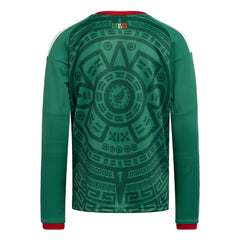 Mexico National Team Youth FIFA x World Cup 2026 Home Replica Long-Sleeve Jersey for sale - Green