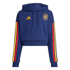 Spain National Team Women's FIFA x World Cup Alphaskin Cropped Hoodie for sale - Navy