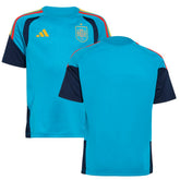 Spain National Team Youth FIFA x World Cup 2026 Tiro Training Jersey for sale - Turquoise