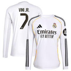 Vini Jr. Real Madrid 2025/26 Home Replica Jersey Discount - White