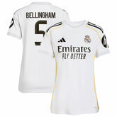 Jude Bellingham Real Madrid Women's 2025/26 Home Replica Jersey Discount - White