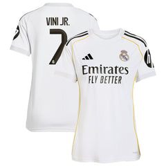 Vini Jr. Real Madrid Women's 2025/26 Home Replica Jersey Discount - White