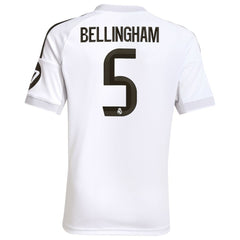 Jude Bellingham Real Madrid Youth 2025/26 Home Replica Jersey Discount - White
