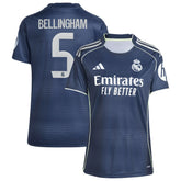 Jude Bellingham Real Madrid Women's 2025/26 Away Replica Player Jersey Discount - Blue