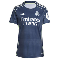 Vini Jr. Real Madrid Women's 2025/26 Away Replica Player Jersey Discount - Blue