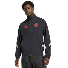 Manchester United 2025/26 Club Anthem Full-Zip Jacket Discount - Black