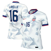 Rose Lavelle USWNT Women's 2025 Home Replica Player Jersey on sale - White