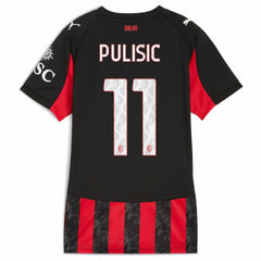 Christian Pulisic AC Milan Women's 2025/26 Home Replica Player Jersey on sale - Red