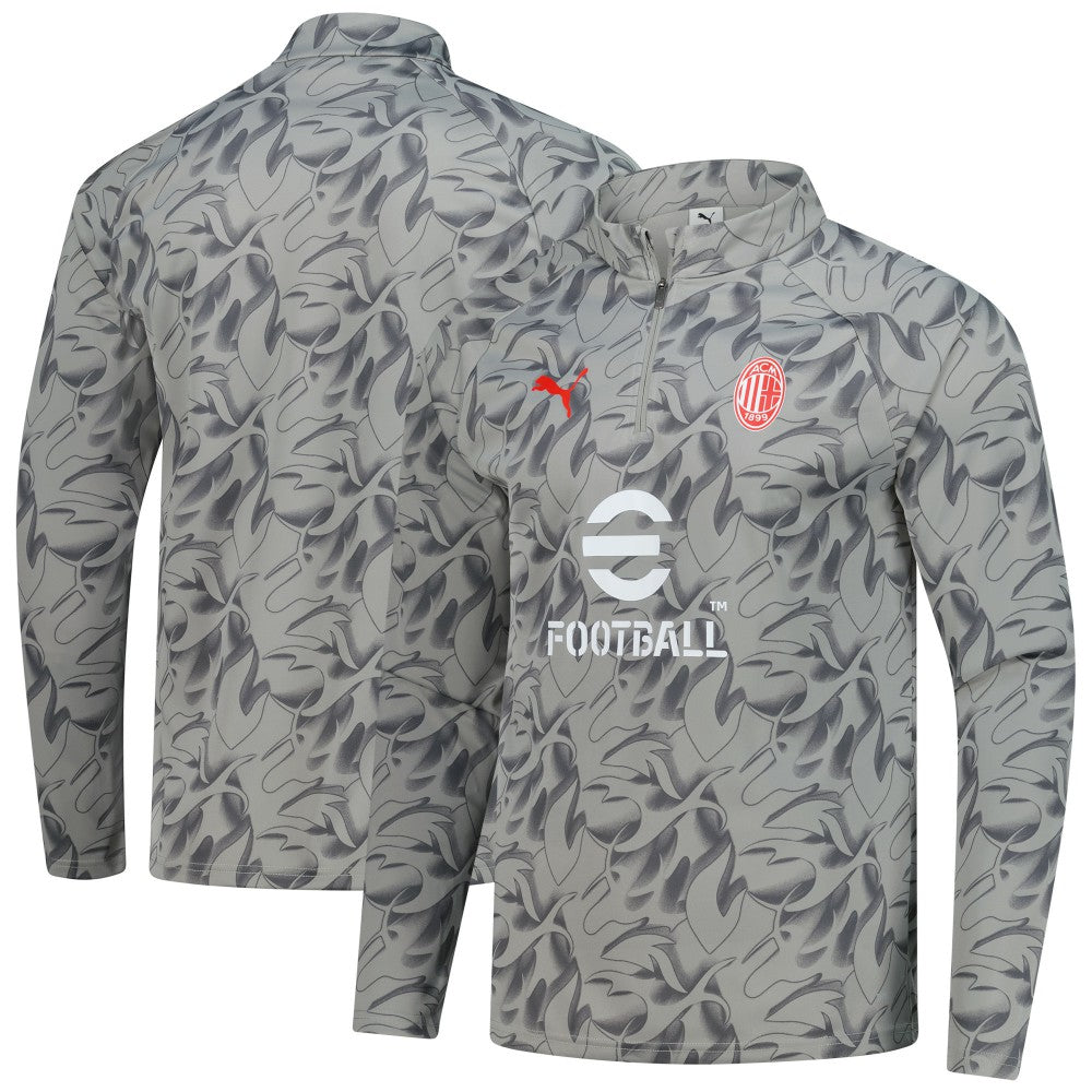 AC Milan 2025/26 Pre-Match dryCell Quarter-Zip Top on sale - Gray