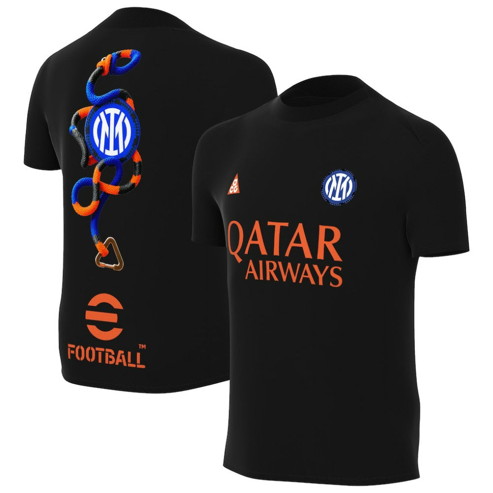 Inter Milan Youth Pre-Match Dri-FIT Top Discount - Black