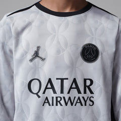 Paris Saint-Germain Jordan Brand Youth Long Sleeve Pre-Match Dri-FIT Top on sale - Gray